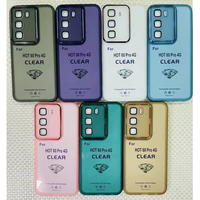 Coque de téléphone en caoutchouc souple anti-chute pour Tecno Spark 40 Pro + étuis de protection en TPU transparents pour Infinix Hot 60 Pro