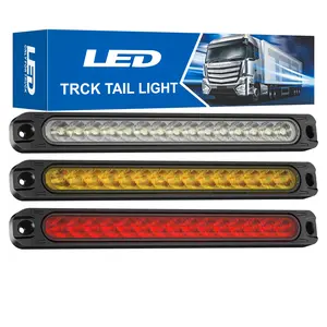 Lightowl 12V 24V 15led trắng vàng đỏ xe tải LED giải phóng mặt bằng xe tải hệ thống ánh sáng LED Side Marker ánh sáng cho xe tải Trailer ánh sáng
