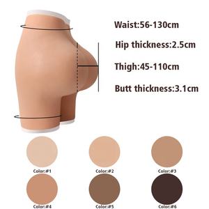 Bragas acolchadas de silicona con trasero grande, pechos de silicona falsos, pechos negros, ropa interior de talla grande para mujer, caderas <span class=keywords><strong>grandes</strong></span> falsas colombianas - Product Image 3