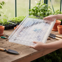 Outil de semis de graines en plastique pour usage agricole, semoir manuel et outil de plantation pour différents types de semis, semis de graines de poivre et de tomates