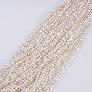 Collares Hechos a Mano en Promoción, Cuentas Semiterminadas de Agua Dulce Naturales Blancas de 4-5 mm, Materiales en Forma de Metro, Joyería de Calidad - Product Image 3