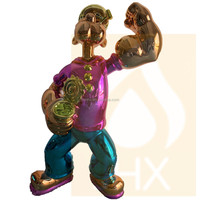 Escultura de Fibra de Vidrio Personalizable JHX, Diseño Personalizado Programable en 3D, Modelo de Material de Resina, Patrón Personalizable en Cualquier Tamaño
