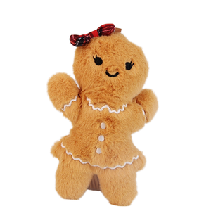 Pendentif de noël bonhomme de neige pomme <span class=keywords><strong>pain</strong></span> <span class=keywords><strong>d</strong></span>'<span class=keywords><strong>épice</strong></span> humain en peluche Animal jouet pp coton remplissage jouets pour enfants en gros cadeau de vacances - Product Image 3