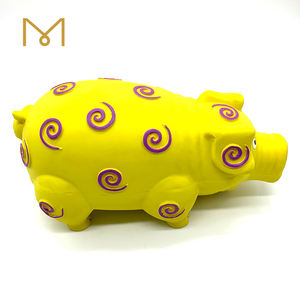 Eco-Vriendelijke Natuurlijke Rubber Latex Hond Knijpen Piepende Knorren Varkenshond Speelgoed - Product Image 5