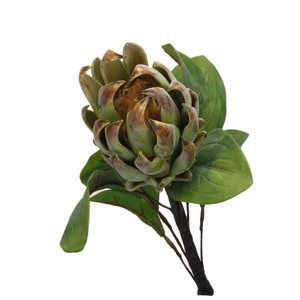 Branche unique roi Protea fleur artificielle longévité fleur décorative pour salon <span class=keywords><strong>mariage</strong></span> paysage fait afrique du sud - Product Image 1