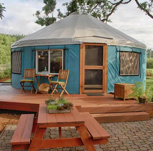 Yourtes en toile sans <span class=keywords><strong>d</strong></span>écoloration à vendre <span class=keywords><strong>yourte</strong></span> de maison mongole tente de style européen <span class=keywords><strong>d</strong></span>'hiver - Product Image 5