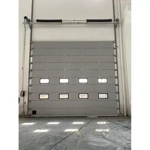 Les fournisseurs de portes sectionnelles industrielles importées passent en douceur porte de garage industrielle sectionnelle porte de quai sectionnelle intelligente
