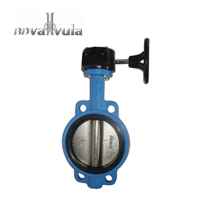 D371X-10 cuerpo de hierro dúctil brida wafer Valvula de mariposa timon - Product Image 1