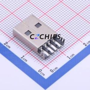 917-P81A202ES60201 USB Connector SMD Connector ( Connector Type: Type-A )( Protocol Standard: USB 2.0 )( Gender: Male ) - Product Image 2