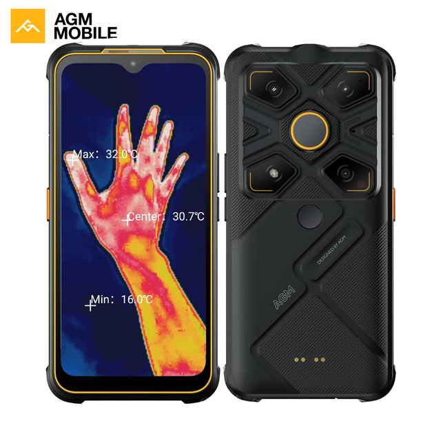 AGM Glory G1S 5g Phone 8+128GB Octa Core 20MP Night Vision Android 11 Thermal Imaging Camera 5G Rugged Celular