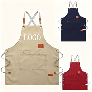 Grembiule da Salone Regolabile Facile da Indossare con Tasche Multifunzione, Vari Colori, Logo Personalizzato, per Trattamenti Sopracciglia, Ciglia, Pasticceria, Salone per Animali - Product Image 1