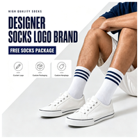 Chaussettes de sport en coton pour hommes, à séchage rapide, anti-humidité, rembourrées, pour la course à pied, la randonnée, élastiques, cadeau personnalisé