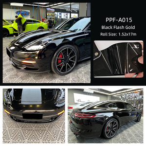 Film de protection de peinture pour voiture en vinyle auto-cicatrisant PPF noir <span class=keywords><strong>flash</strong></span> or 1,52 x 17 m, film de protection de couleur TPH, film de changement de couleur - Product Image 3