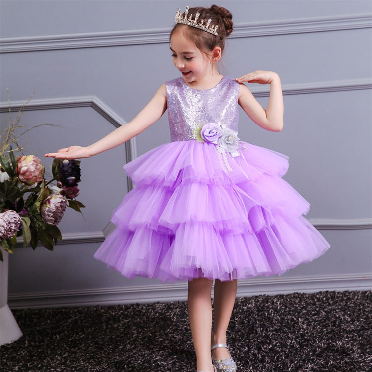 Wholesale Flower Girl Dress Kids New Design Evening Wear