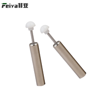 Amortisseur hydraulique silencieux à fermeture douce en acier inoxydable galvanisé - Piston amortisseur pour meubles de maison et de bureau et couvercles de poubelles