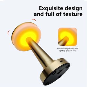 Modern LED <b>Table</b> <b>Lamp</b> Metal Touch Control Remote Rechargeable Eye-Caring Simple Dimmable Eco-Friendly Decorative Light Home - Product Image 2