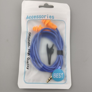 Écouteurs filaires <span class=keywords><strong>anti</strong></span>-<span class=keywords><strong>bruit</strong></span> de type intra-auriculaire avec pilotes dynamiques, longueur de câble réglable et basses puissantes - Product Image 4