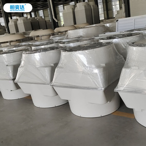 พัดลมระบายอากาศแบบแกนตั้งบนหลังคา Hengshuangda วัสดุ FRP 380 โวลต์ สีขาว สำหรับงานอุตสาหกรรม - Product Image 3