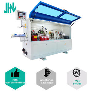 JHM-360A Hochgeschwindigkeits-Kantenanleimmaschine mit 5 Funktionen - Holzbearbeitungsgerät für Kantenbearbeitung - Product Image 1