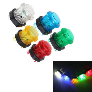 HOT Sale Direct 28mm Round <strong>Button</strong>, Fighting <strong>Game</strong> Console <strong>Button</strong>, 12V <strong>Push</strong> <strong>Button</strong> <strong>Switch</strong> with Light <strong>for</strong> <strong>Game</strong> Console Accessories - Product Image 2