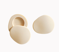 Palette de fards à paupières ovale mini rotative avec fermeture magnétique, conteneur vide pour fards à paupières, vente en gros