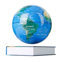Regalo de Moda Globo Terráqueo Levitante de 8 Pulgadas 20 cm, Mapa del Mundo Geográfico Interactivo y Educativo con Iluminación LED