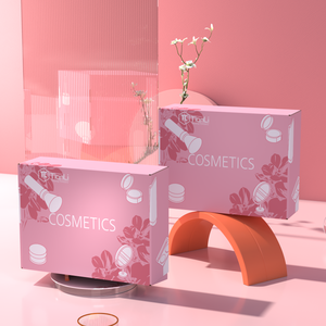 Boîte de papier ondulé rose de conception personnalisée boîte d'emballage de <span class=keywords><strong>maquillage</strong></span> de beauté cosmétique boîte d'expédition d'expédition de soins de la peau - Product Image 3