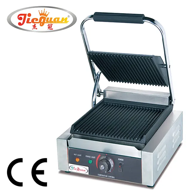 Elektrische enkele panini grill (EG-811) CE certificaat
