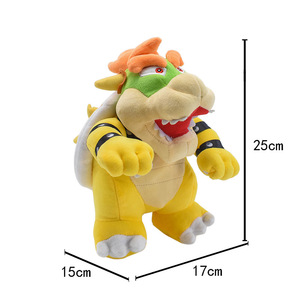 Peluche Super Malio Brothers Bowser, Grande Pupazzo <span class=keywords><strong>Re</strong></span> Koopa che Sputa Fuoco, Bowser Jr., Animale di Peluche per Bambini - Product Image 3