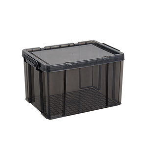 Plastic container transparent box multifunctional large capacity stronger various sizes plastic storage box