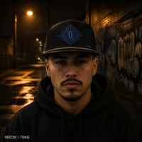 Casquette de baseball personnalisée avec broderie Old English, 5 panneaux, visière incurvée, style Dad Hat, streetwear urbain West Coast, vente en gros, faible MOQ