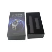Boîte de papier personnalisée de haute qualité pour emballage de montre intelligente Logo en relief Emballage de produit électronique Doublure intérieure haut de gamme