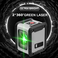 Niveau laser pivotant à 360 degrés de qualité industrielle avec trépied à 2 lignes pour projets de construction et de bricolage Local Europe Warehouse