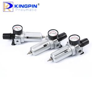 SFR-200 1/4 SFR-300 3/8 SFR-400 1/2 Kompresor Udara Penghilang Kelembapan Air Oli Pelumas Filter Tembaga Regulator Pengatur Tekanan Udara - Product Image 5