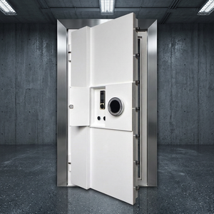 Reinforced Solid Stainless Steel Bank Daytime Gate Low-cost and Highly Secure Vault Door Safe Deposit Box for Heavy Commercial - Product Image 3