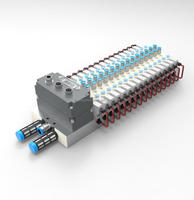 Módulo de Válvulas en Isla con Interfaz Ethernet Modbus EtherCAT, Control de 24 Válvulas Eléctricas Dobles FAS-CTEU-MPL-24 008F11 IP67 1