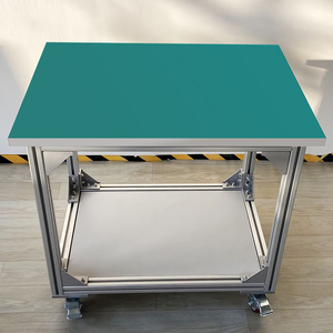 Banco DE TRABAJO DE ALUMINIO personalizado, bancos de trabajo de reparación móviles electrónicos de relojería para <span class=keywords><strong>taller</strong></span> - Product Image 6