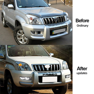 Đèn <span class=keywords><strong>LED</strong></span> chạy ban ngày, đèn sương mù, đèn xi nhan tự động 12V cho Toyota Land Cruiser Prado LC120 FJ120 2003 - 2009 - Product Image 2