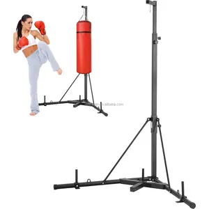 Freestanding đấm bốc đấm đứng với Trọng Cơ sở, nắm giữ lên đến 400 lbs, bao cát giá cho nhà phòng tập thể dục tập thể dục, điều chỉnh chiều cao
