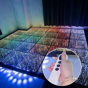 Piste de danse LED, sol magnétique LED 3D, miroir étoilé, abysses étoilés, dalles de sol LED - Product Image 5