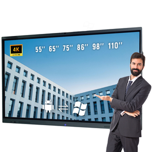 Panel Interactivo de 55 65 75 86 98 110 Pulgadas, Pizarra Digital 4k, Pizarra Interactiva para Uso en el Aula, Enseñanza Escolar con Lápiz - Product Image 1