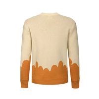 Pull imprimé à col rond pour homme avec poignets côtelés, respirant, hiver, logo frontal ODM