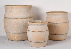 Customized Vintage Europe Minimalist Indoor/Outdoor Eco-Friendly Lightweight Flower Pots Drainage Holes Vintage Pot - Product Image 2
