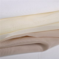 Rideaux en polyester ignifuge, 1 mètre, tissu pur, voile italien
