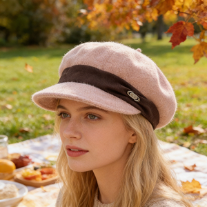 Nuovo Arrivo 2026: Cappello Ottagonale da Donna in Denim Stile Berretto, Traspirante per Tutte le Stagioni con Effetto Snellente (anche noto come Cappello da Pittore) - Product Image 5