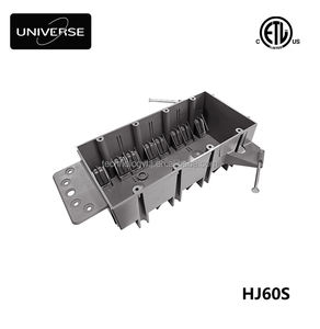 صندوق توصيل كهربائي جديد معتمد من ETL، 4 مخارج، مصنوع من البلاستيك PVC، سعة 60 بوصة مكعبة، صندوق كهربائي غير معدني للمخارج/المفاتيح - Product Image 3