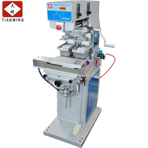 Semi-automatic Two-Color Closed Ink Cup Shuttle Pad Printing Machine - Product Image 1