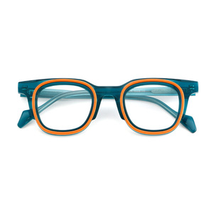 Nouvelles lunettes vintage à monture pleine en verre transparent uni 30112, en matériau assemblé tendance, vente en gros sur place à Danyang, pour myopie et <span class=keywords><strong>presbytie</strong></span> - Product Image 5