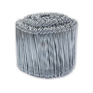 Las ataduras de alambre de doble bucle galvanizadas HF poseen una gran flexibilidad para envolver de forma ajustada barras de refuerzo de acero de varios tamaños. - Product Image 2