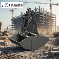 Китайский поставщик: Навесное оборудование для экскаваторов - грейфер-ковш (Clamshell Grapple) для крана по лучшей цене